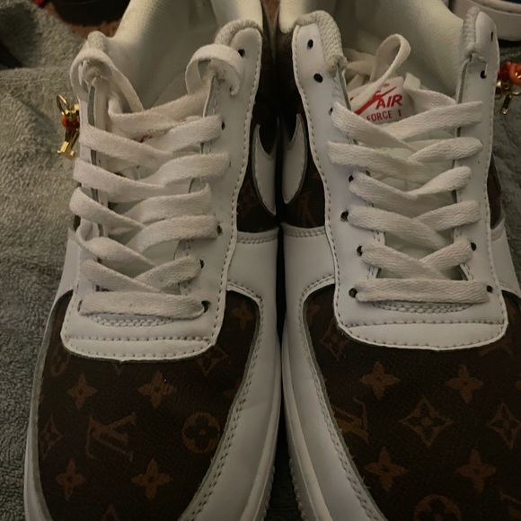 Men’s Louis Vuitton Air Force ones *used* - Picture 2 of 2